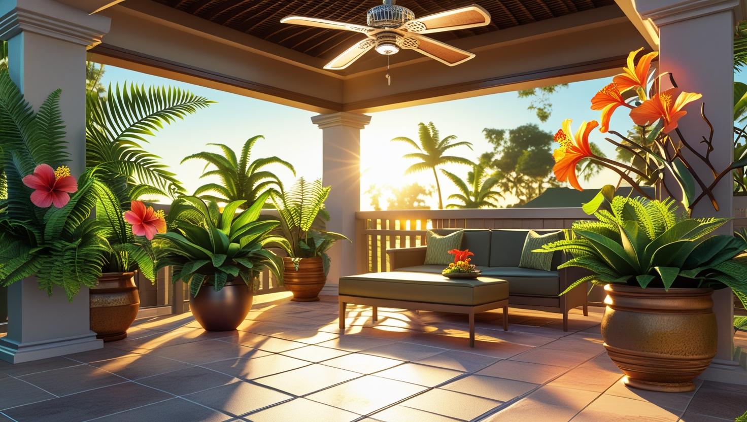 Lanai outdoor lifestyle space