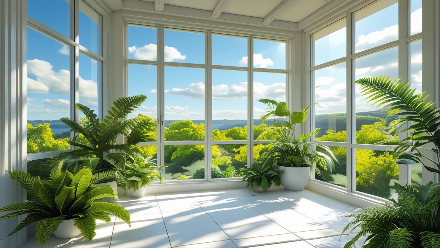 Modern Florida sunroom interior