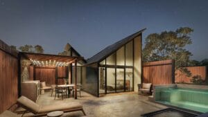 outdoor living space